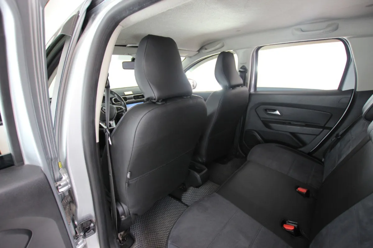 Авточохли для Renault Duster II з екошкіри та штучної замші