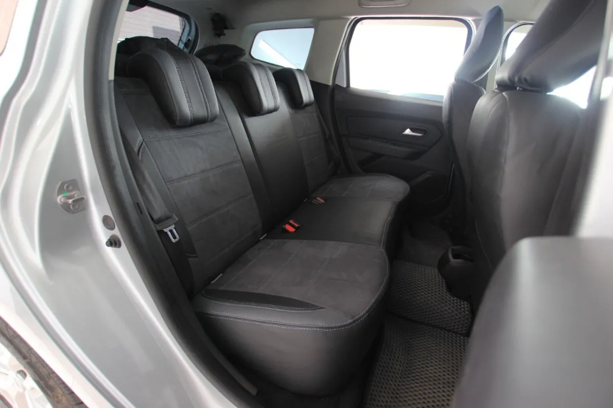 Авточохли для Renault Duster II з екошкіри та штучної замші
