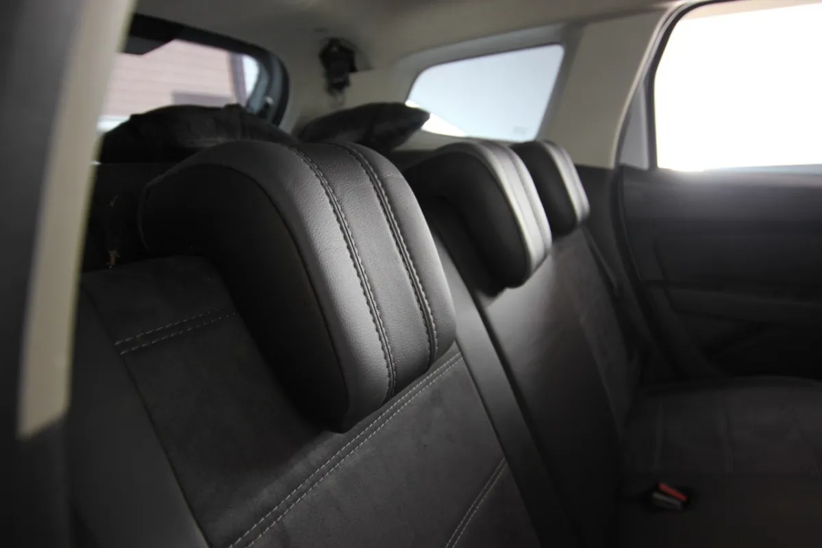 Авточохли для Renault Duster II з екошкіри та штучної замші