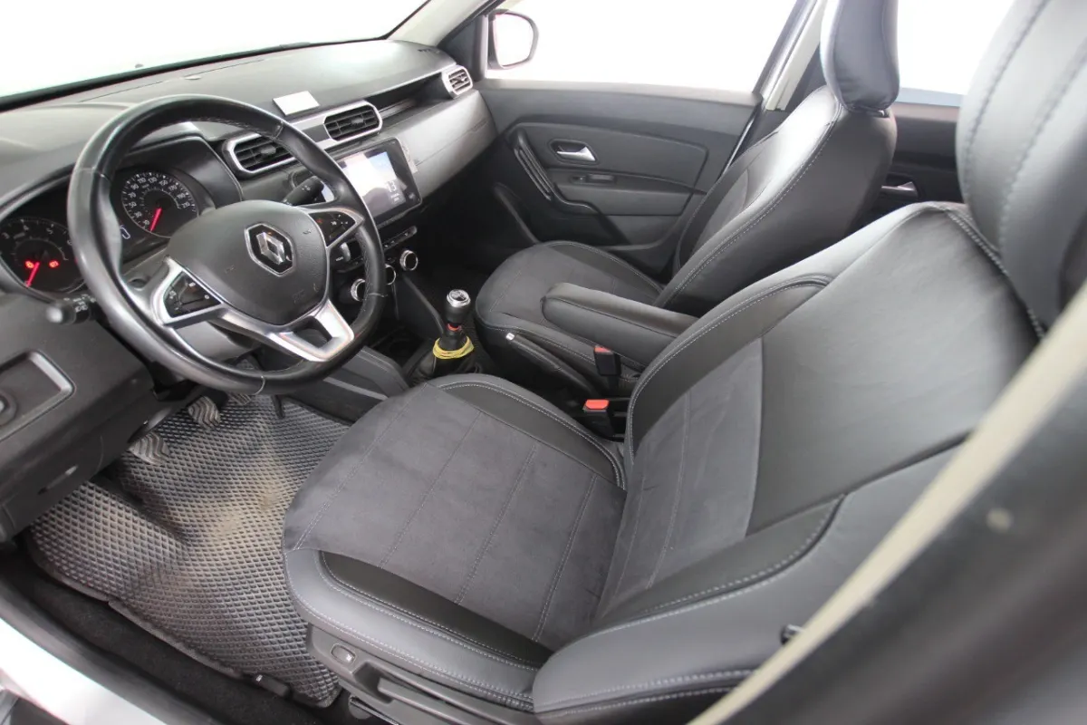 Авточохли для Renault Duster II з екошкіри та штучної замші