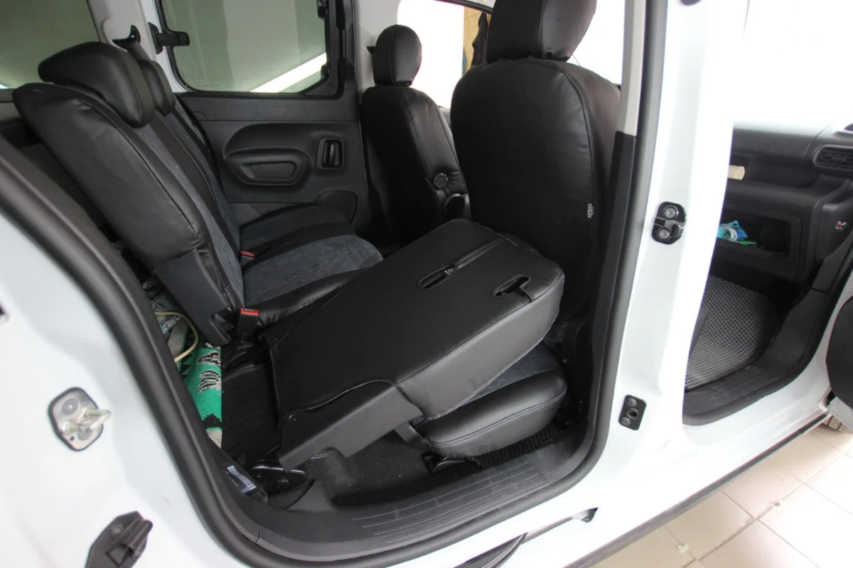 Авточохли з штучної замші для Peugeot Rifter I
